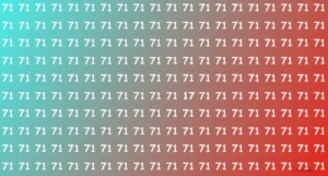 Spot 17 Among 71 Optical Illusion